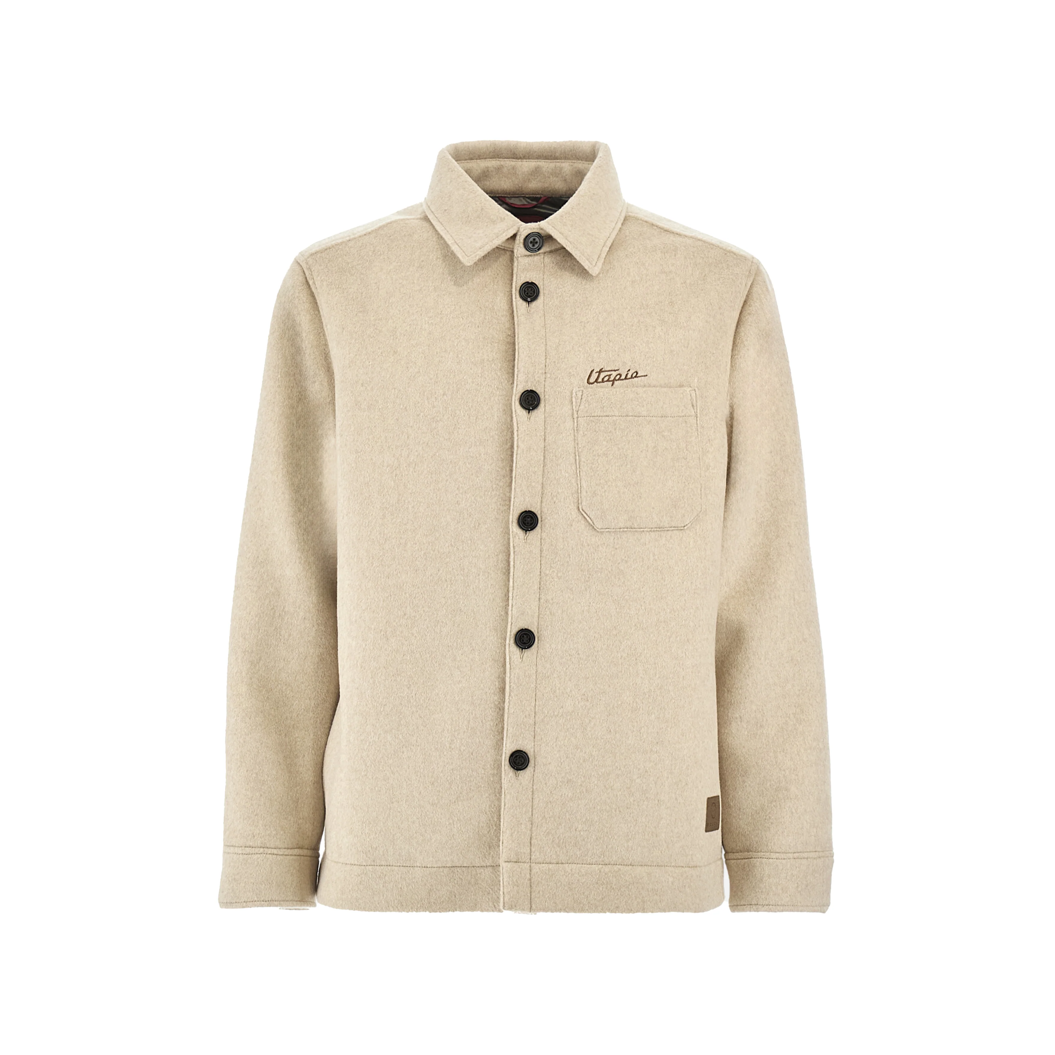 Cream Wool and Cashmere Overshirt | Utopia Capsule by La Martina - Image 5