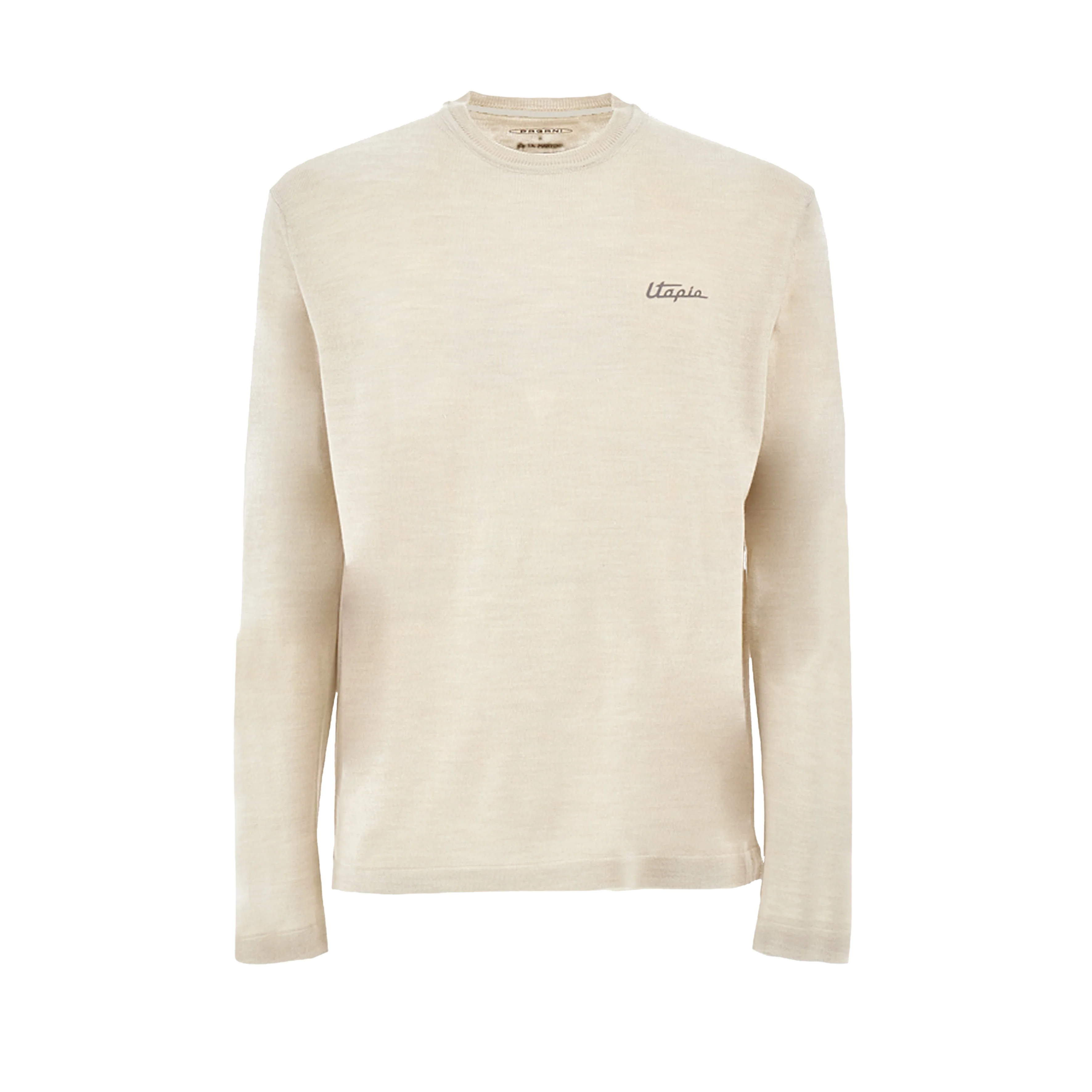 Cream Wool Crew-Neck Sweater | Utopia Capsule by La Martina - Image 5