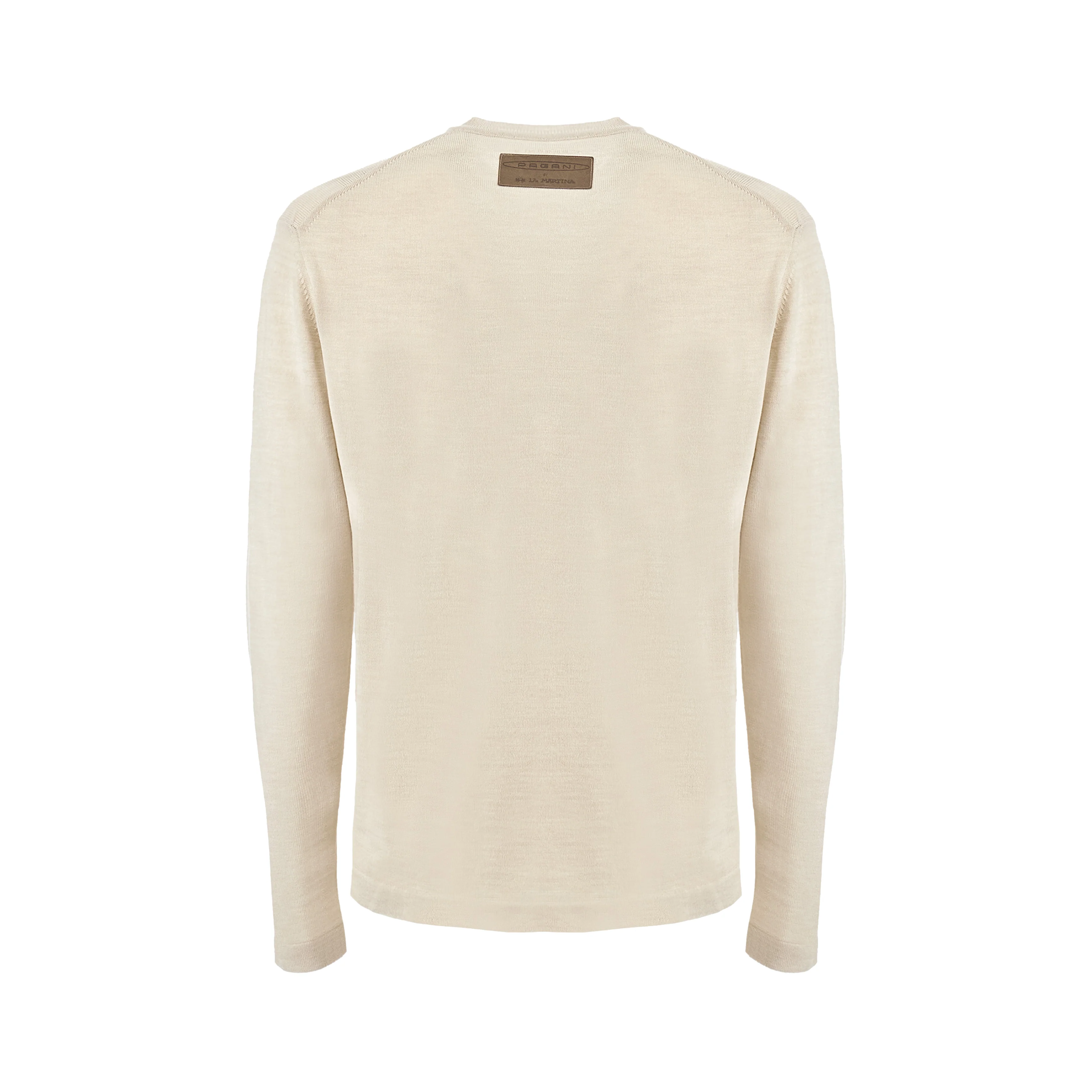 Cream Wool Crew-Neck Sweater | Utopia Capsule by La Martina - Image 6