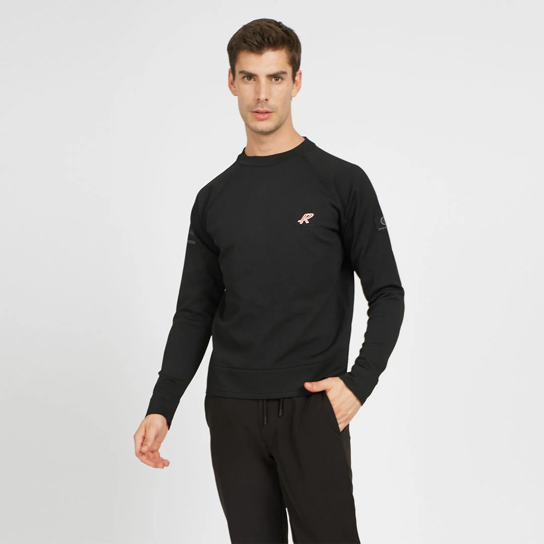 Crewneck Sweater man black | Huayra R Capsule by La Martina - Image 8
