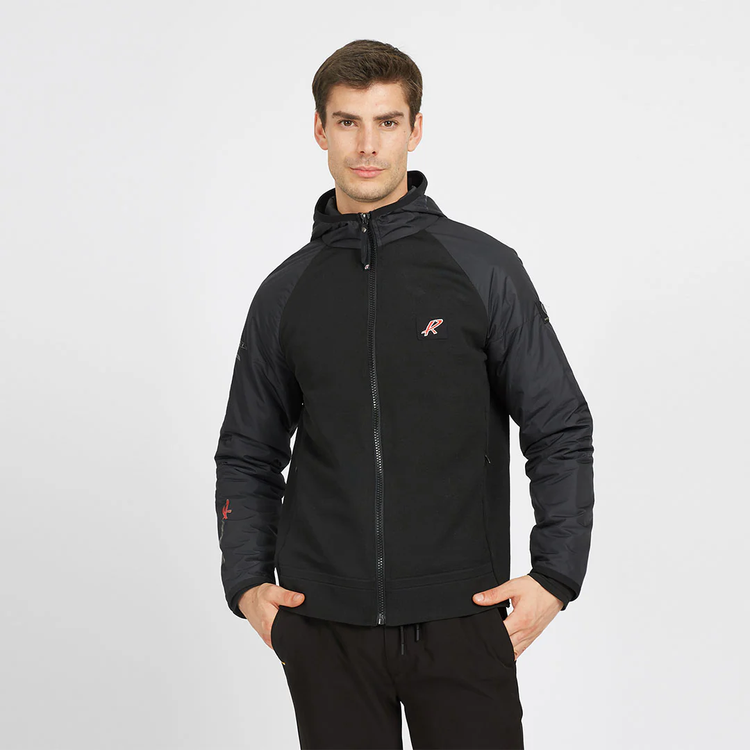 Full zip hoodie man black | Huayra R Capsule by La Martina - Image 10