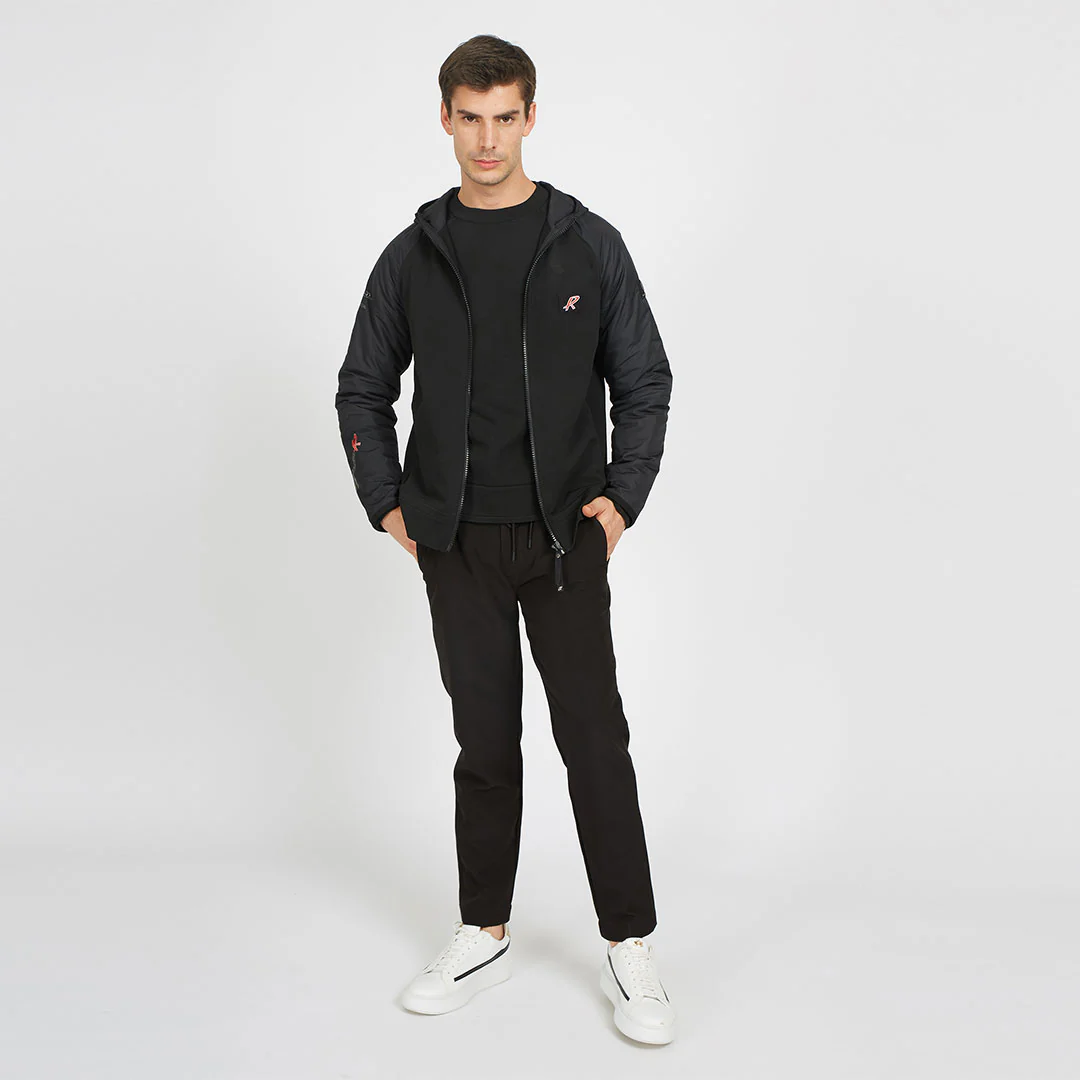Full zip hoodie man black | Huayra R Capsule by La Martina - Image 11