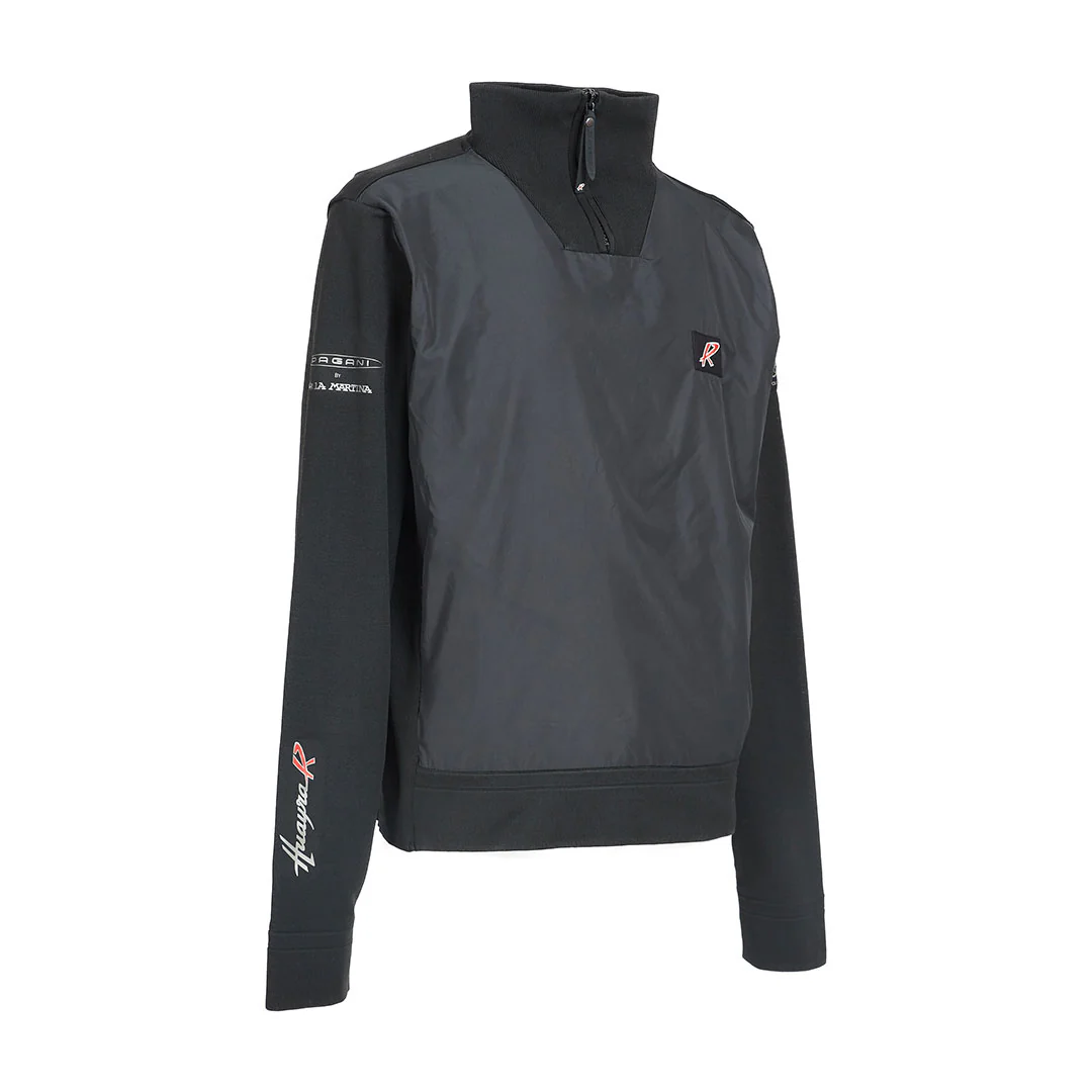 Half zip sweater man black | Huayra R Capsule by La Martina - Image 6