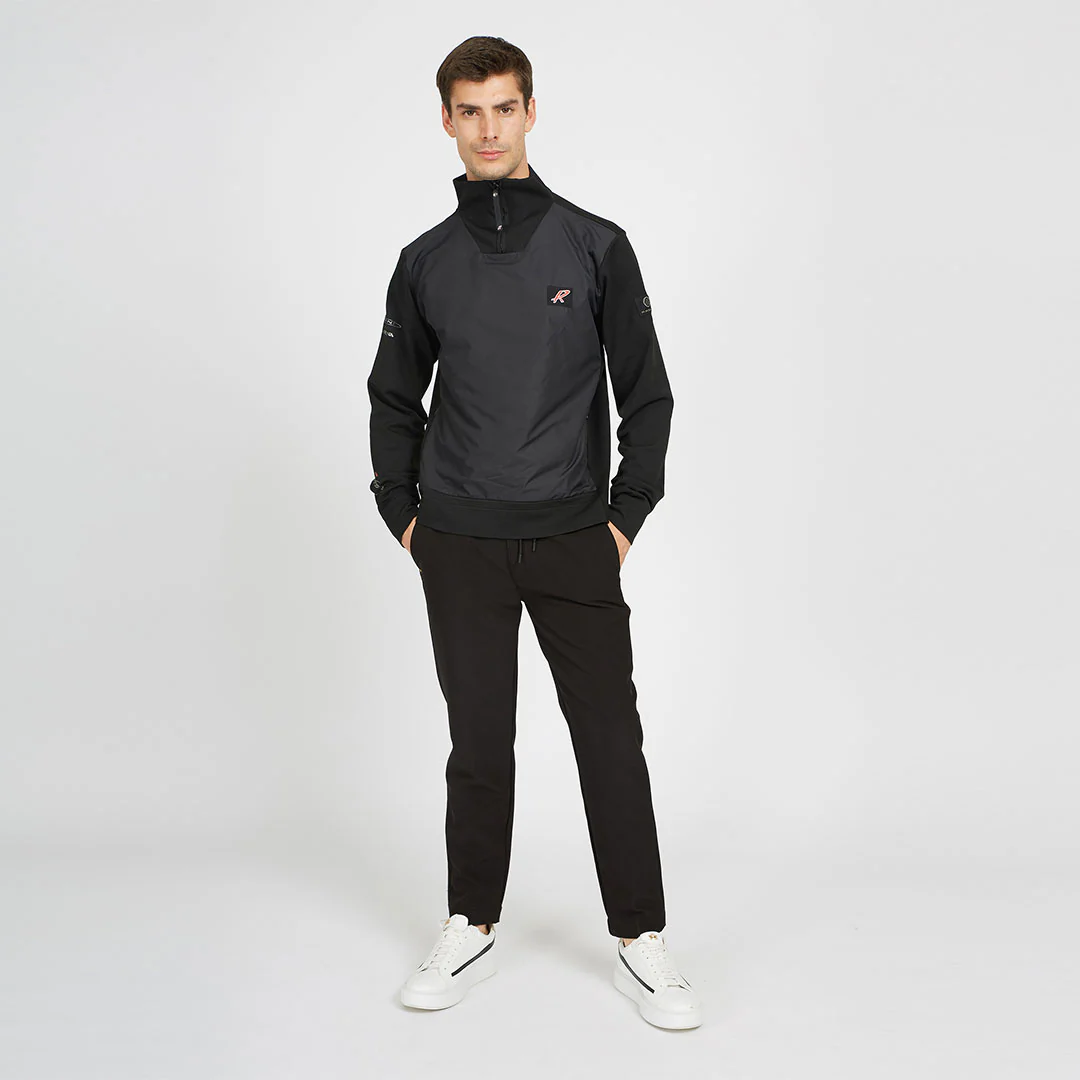 Half zip sweater man black | Huayra R Capsule by La Martina - Image 9