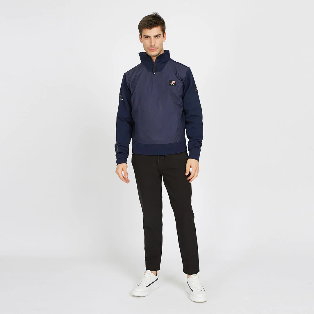 Half zip sweater man blue | Huayra R Capsule by La Martina - Image 9