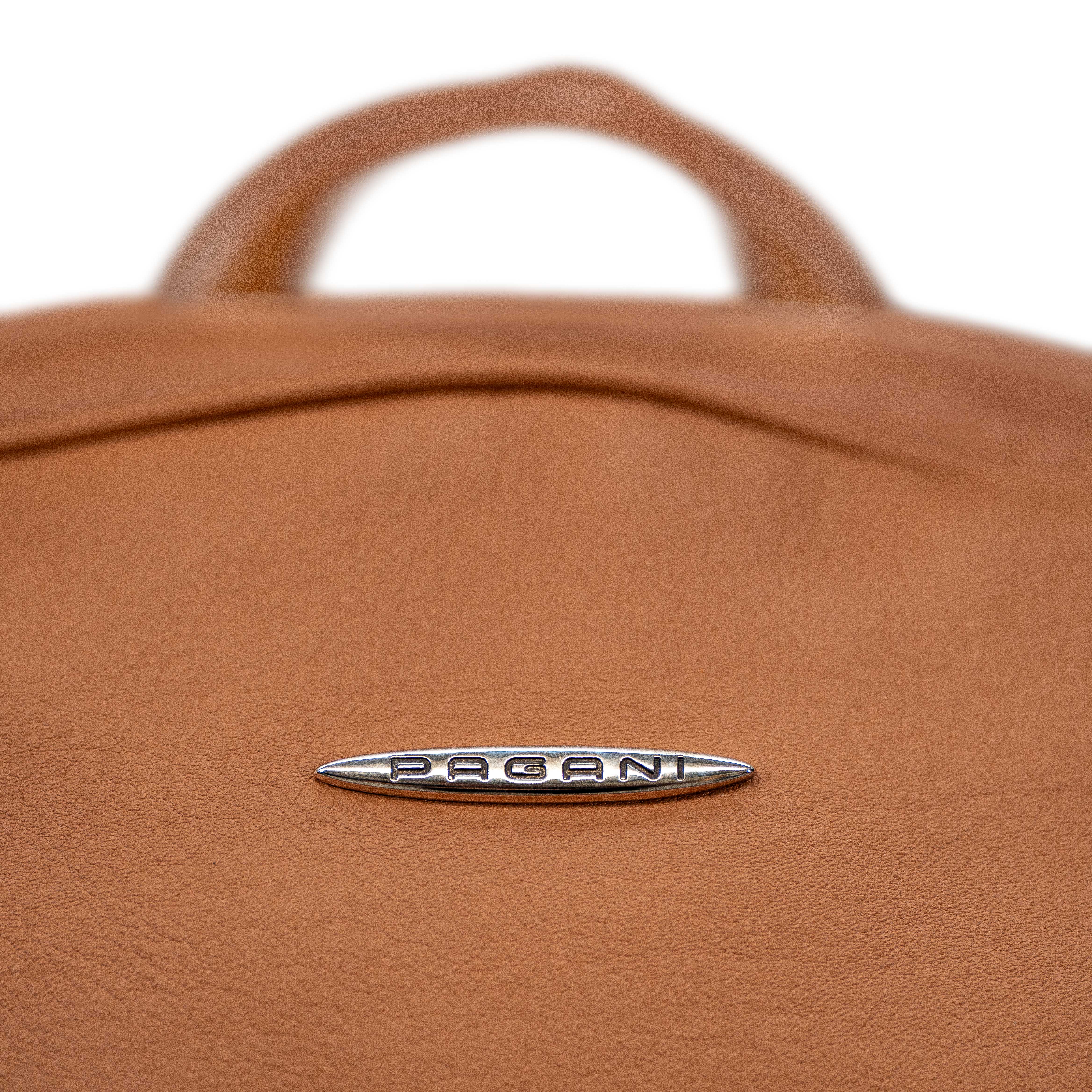 Leather Backpack Tan - Image 6