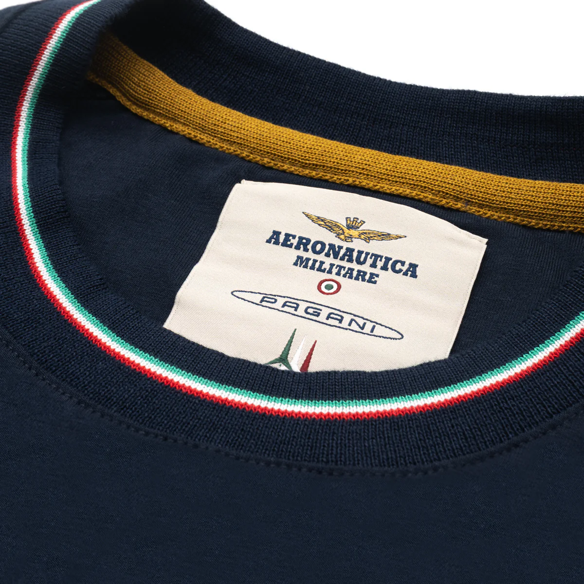 Men's Blue T-shirt | Huayra Tricolore Capsule - Image 3