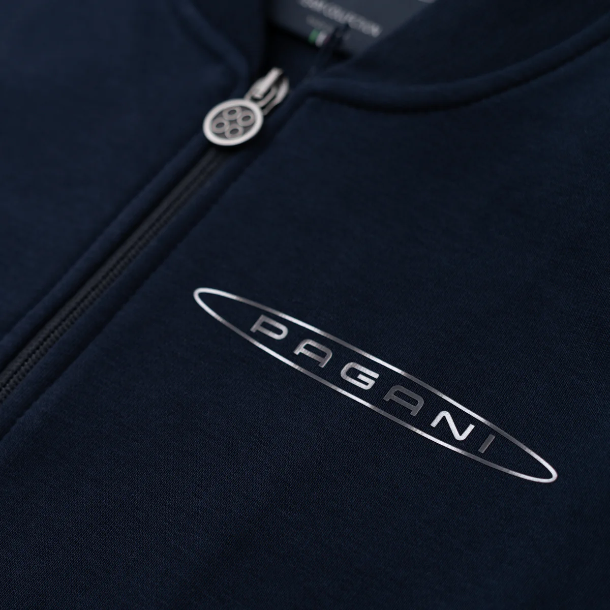 Men’s basic full-zip sweatshirt blue | Team Collection - Image 4