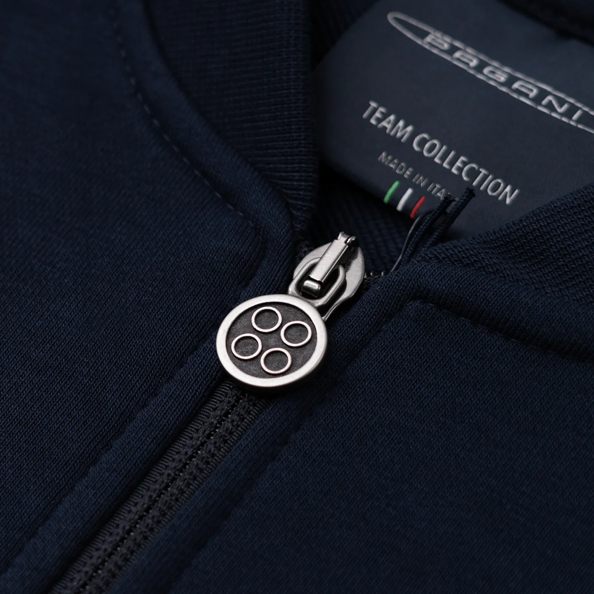 Men’s basic full-zip sweatshirt blue | Team Collection - Image 5