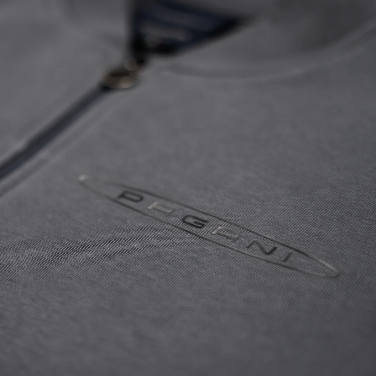 Men’s basic full-zip sweatshirt grey | Team Collection - Image 4