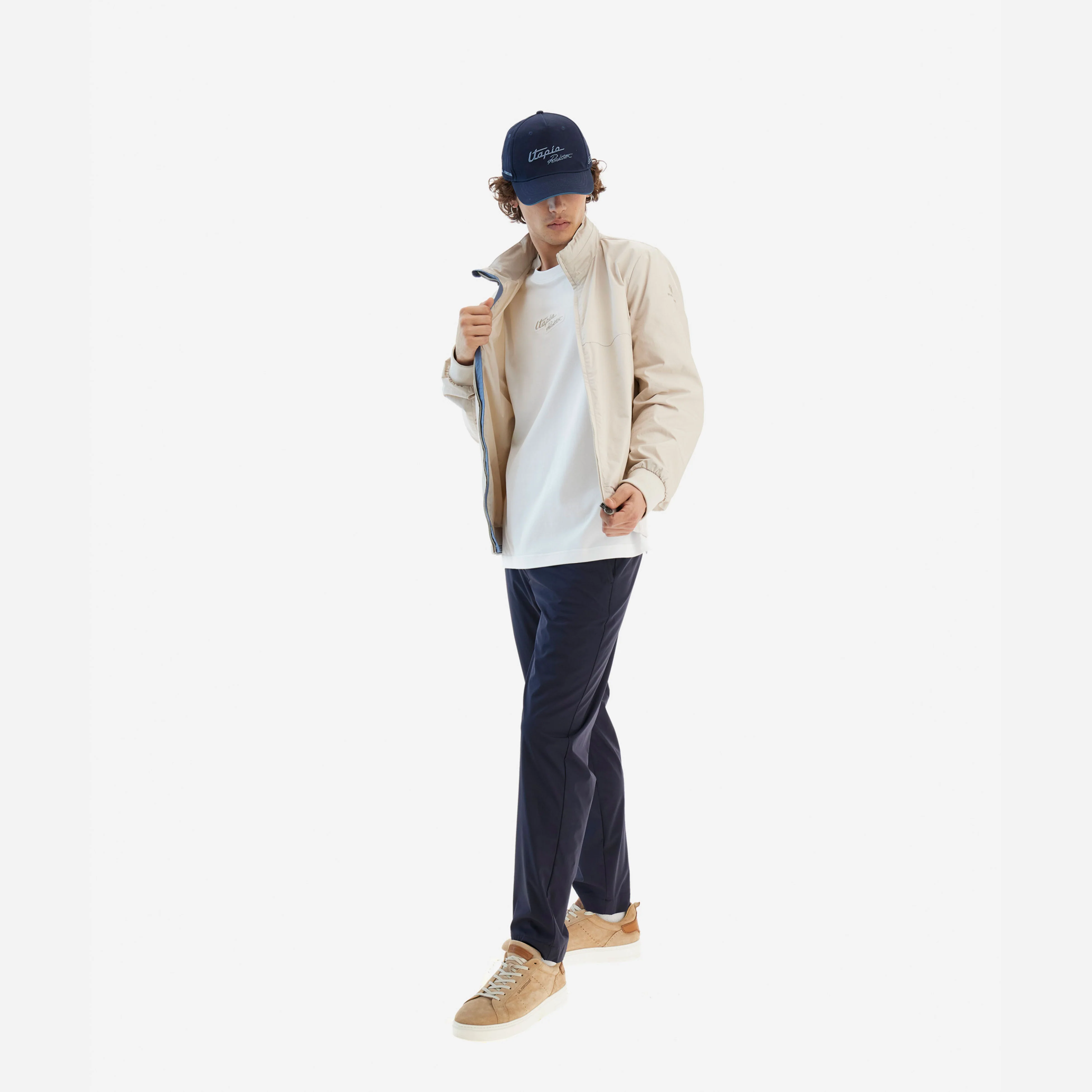 Men’s Beige Outdoor Jacket - Image 3