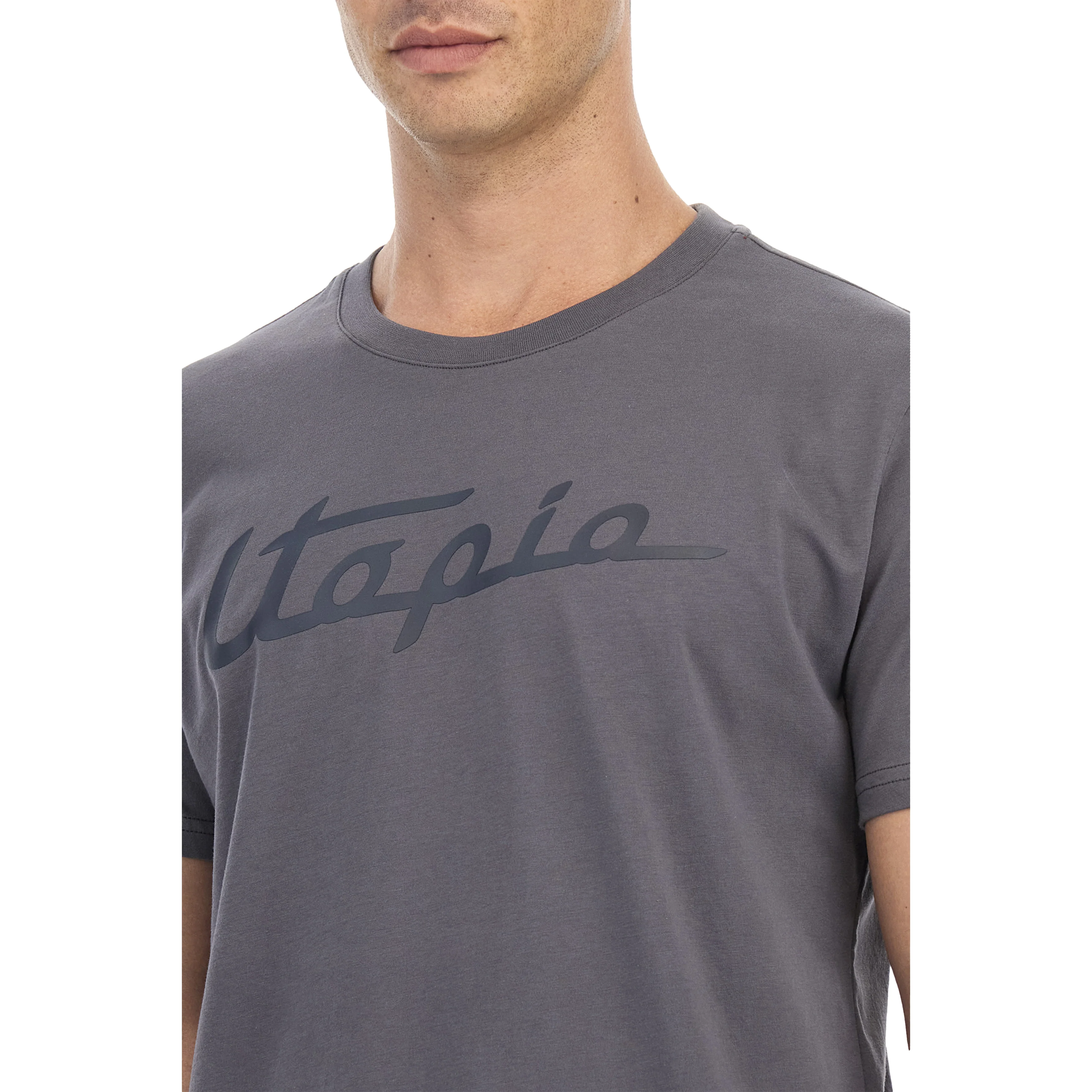 Men’s Dark Gray T-Shirt | Utopia Capsule by La Martina - Image 3