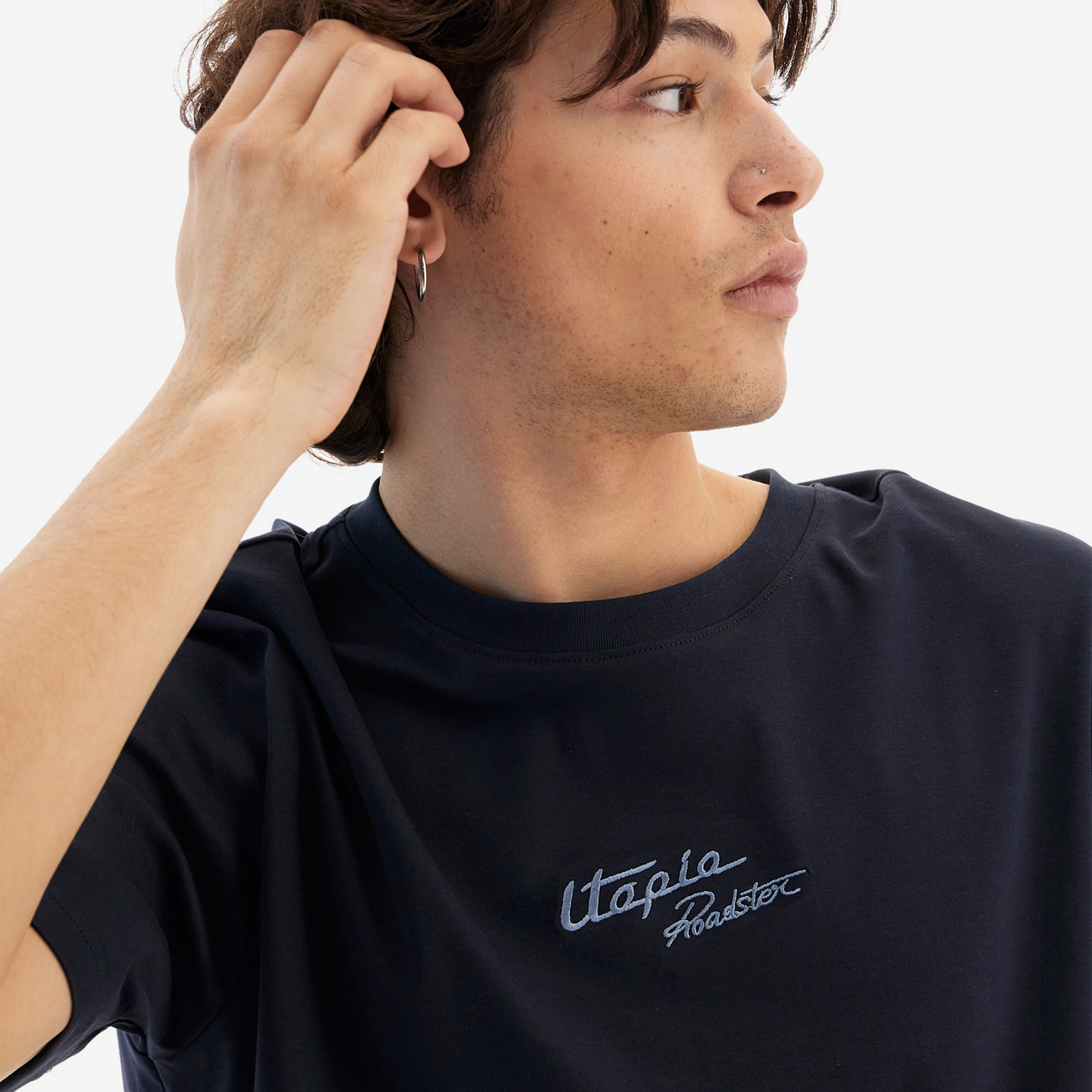 Men’s Navy Blue T-shirt - Image 3