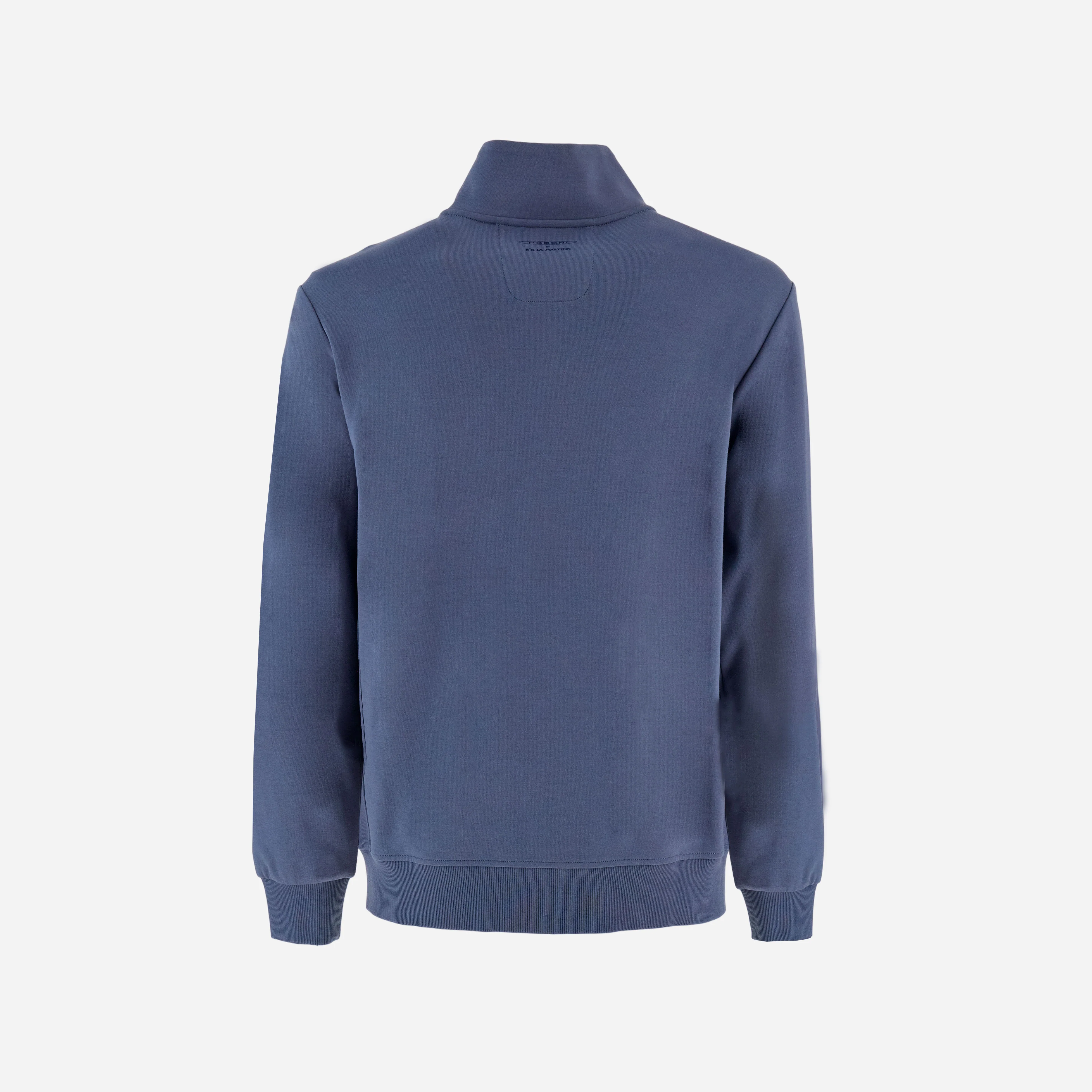 Men’s Sky Blue Sweatshirt with Zip - Image 6