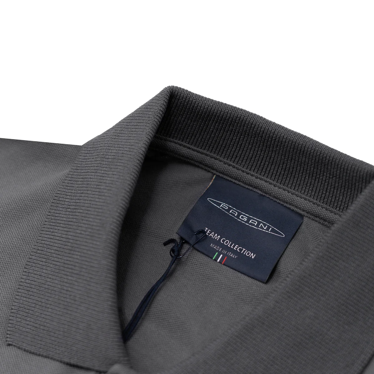 Men's basic polo shirt grey | Team Collection - Image 3