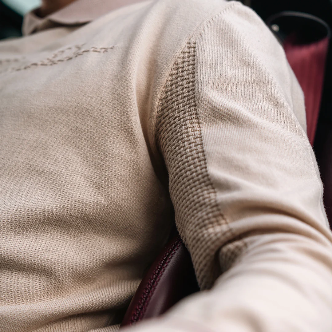 Men's Crewneck Sweater Cream | Utopia Capsule by La Martina - Image 5