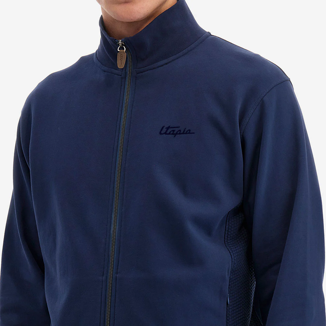 Men's Full Zip Sweatshirt Avio Blue | Utopia Capsule by La Martina - Image 3
