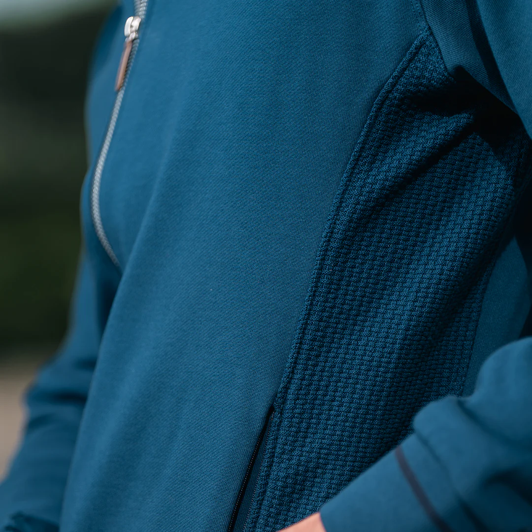 Men's Full Zip Sweatshirt Avio Blue | Utopia Capsule by La Martina - Image 6