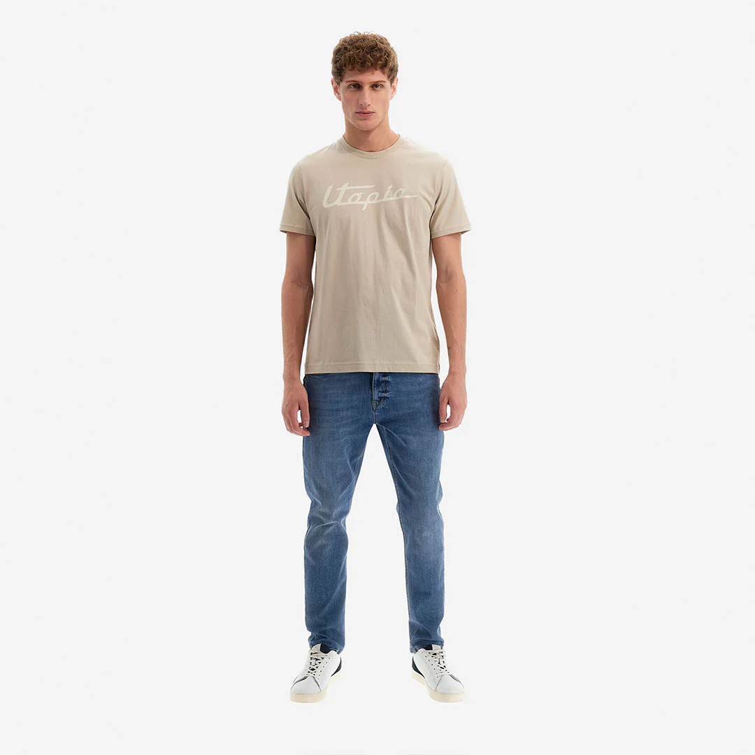 Men's T-Shirt Cream | Utopia Capsule by La Martina - Image 3
