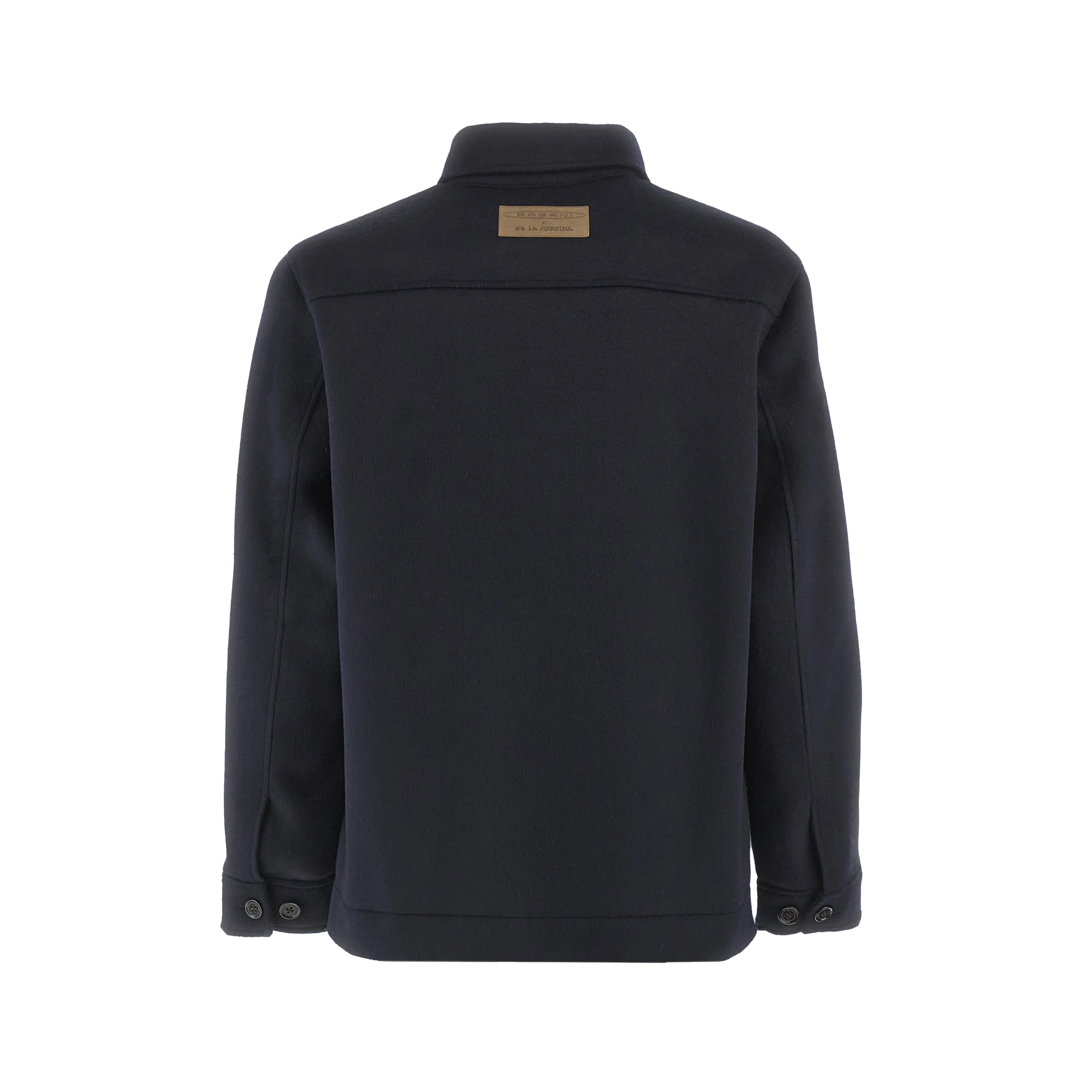 Navy Blue Wool and Cashmere Overshirt | Utopia Capsule by La Martina - Image 6