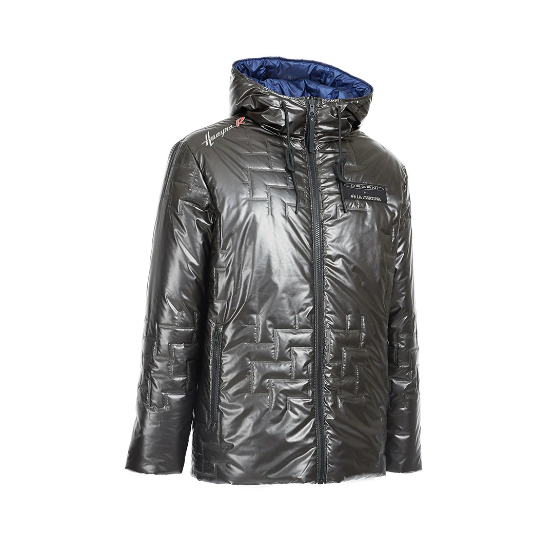 Padded jacket man double face blue/gray | Huayra R Capsule by La Martina - Image 11