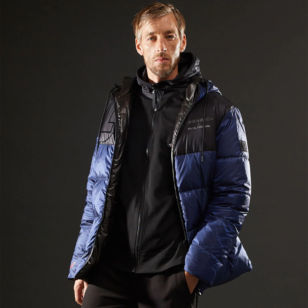 Padded jacket man double face blue/gray | Huayra R Capsule by La Martina - Image 12