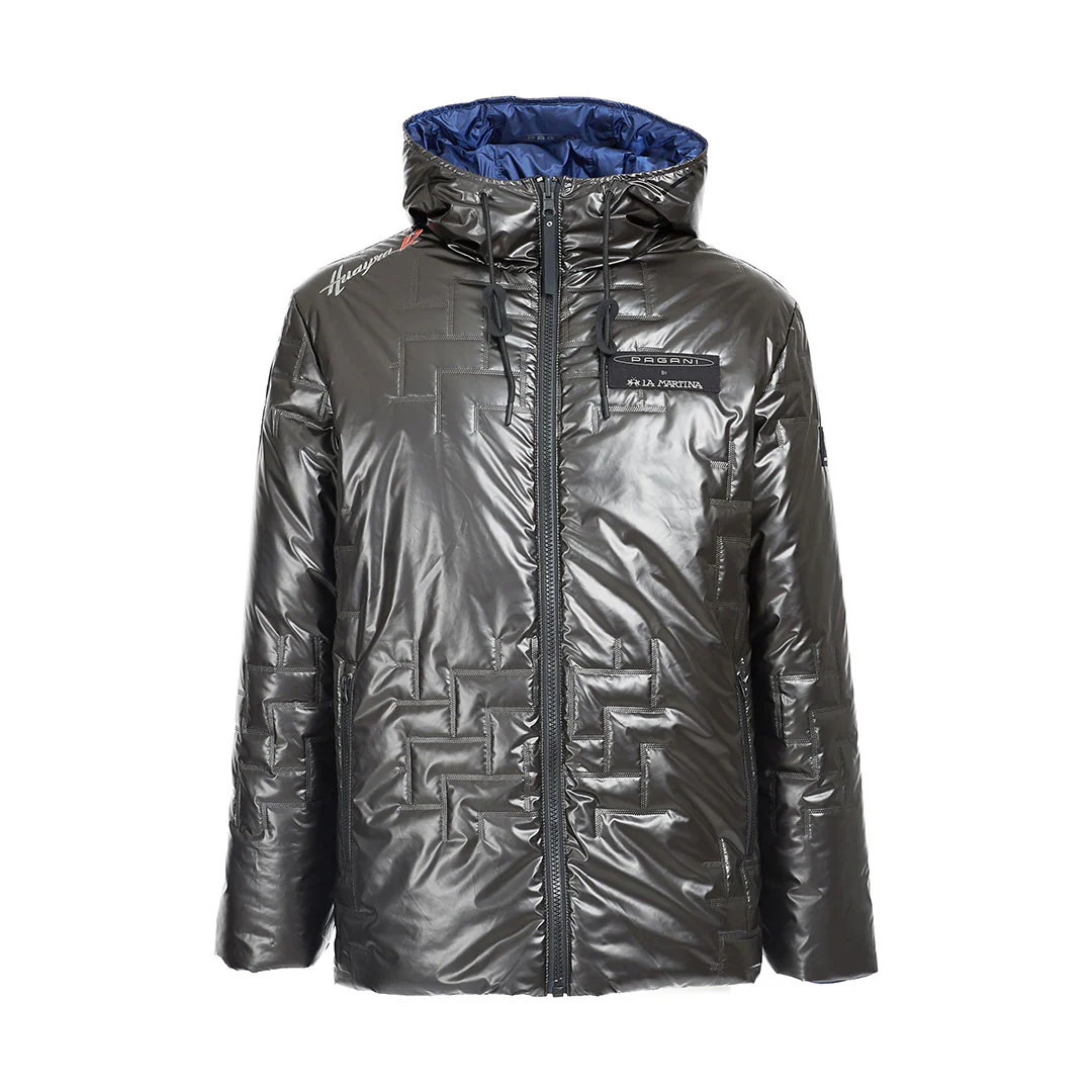 Padded jacket man double face blue/gray | Huayra R Capsule by La Martina - Image 7