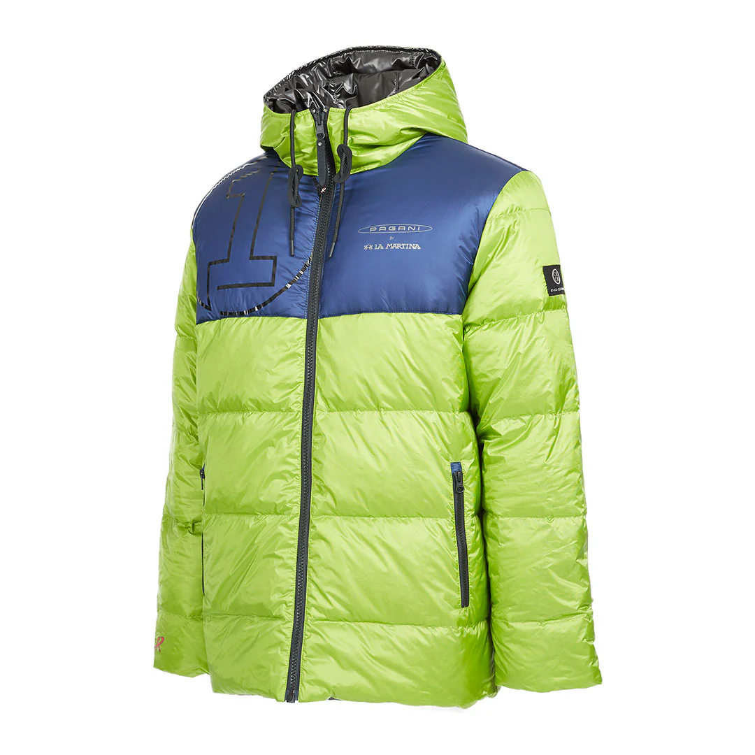 Padded jacket man double face lime/gray | Huayra R Capsule by La Martina - Image 10