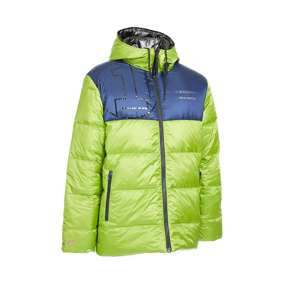 Padded jacket man double face lime/gray | Huayra R Capsule by La Martina - Image 7