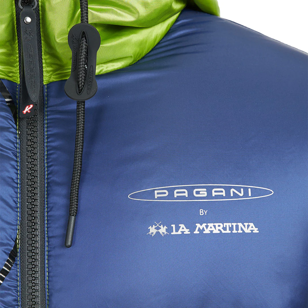 Padded jacket man double face lime/gray | Huayra R Capsule by La Martina - Image 9
