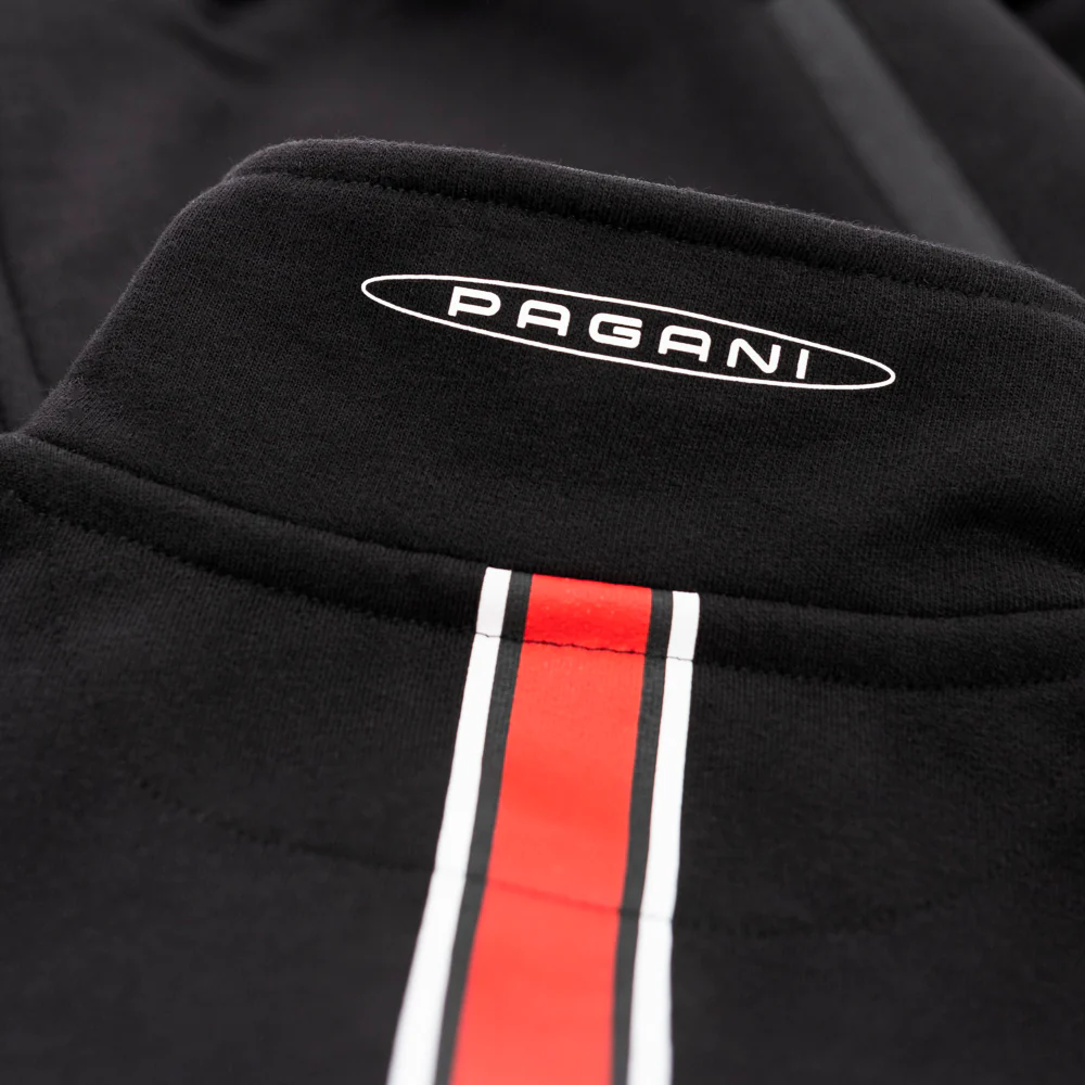 Men’s Black Full-Zip Sweatshirt | Huayra Roadster BC Collection - Image 6