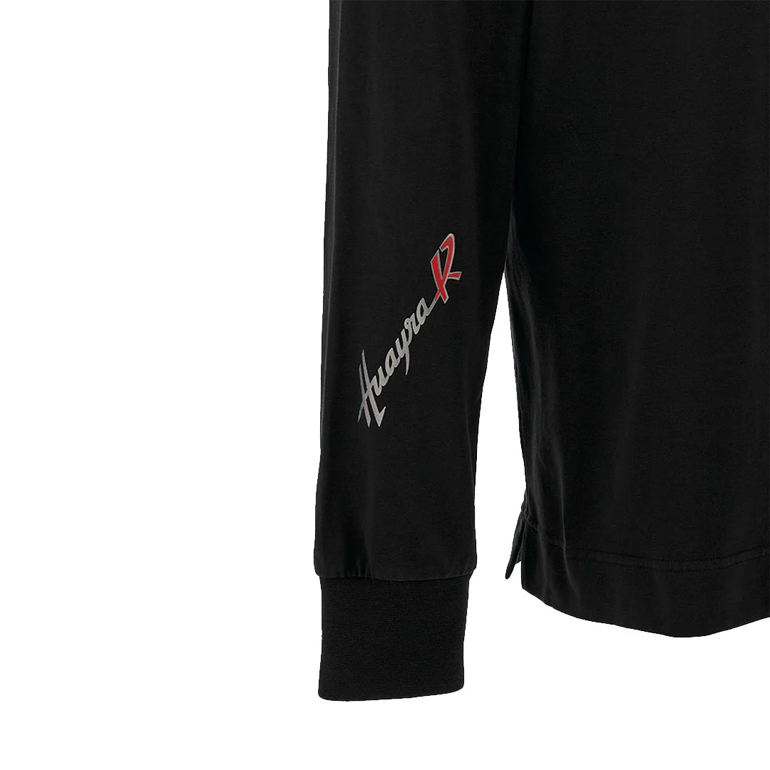 T-shirt long sleeves man black | Huayra R Capsule by La Martina - Image 10