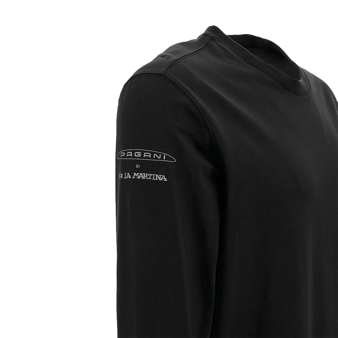 T-shirt long sleeves man black | Huayra R Capsule by La Martina - Image 11