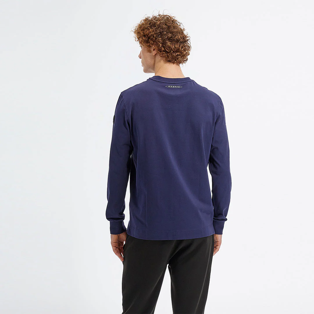 T-shirt long sleeves man blue | Huayra R Capsule by La Martina - Image 10