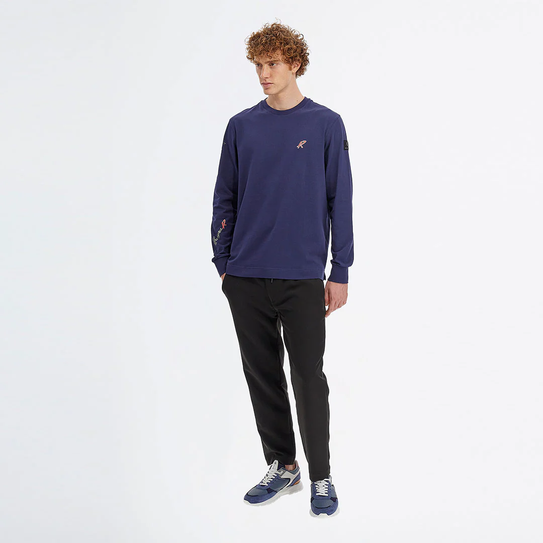 T-shirt long sleeves man blue | Huayra R Capsule by La Martina - Image 8