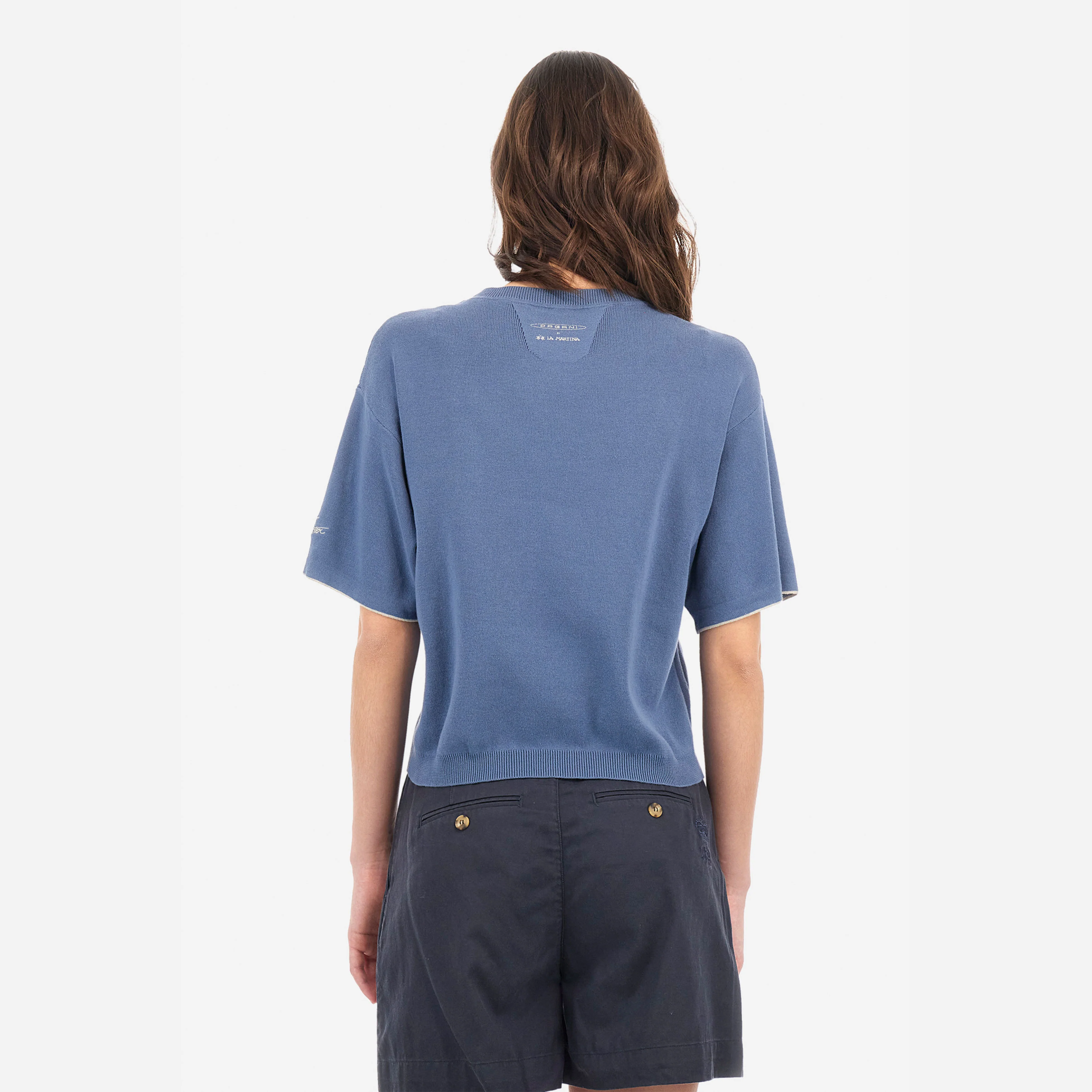 Women’s Sky Blue Tricot T-shirt - Image 4