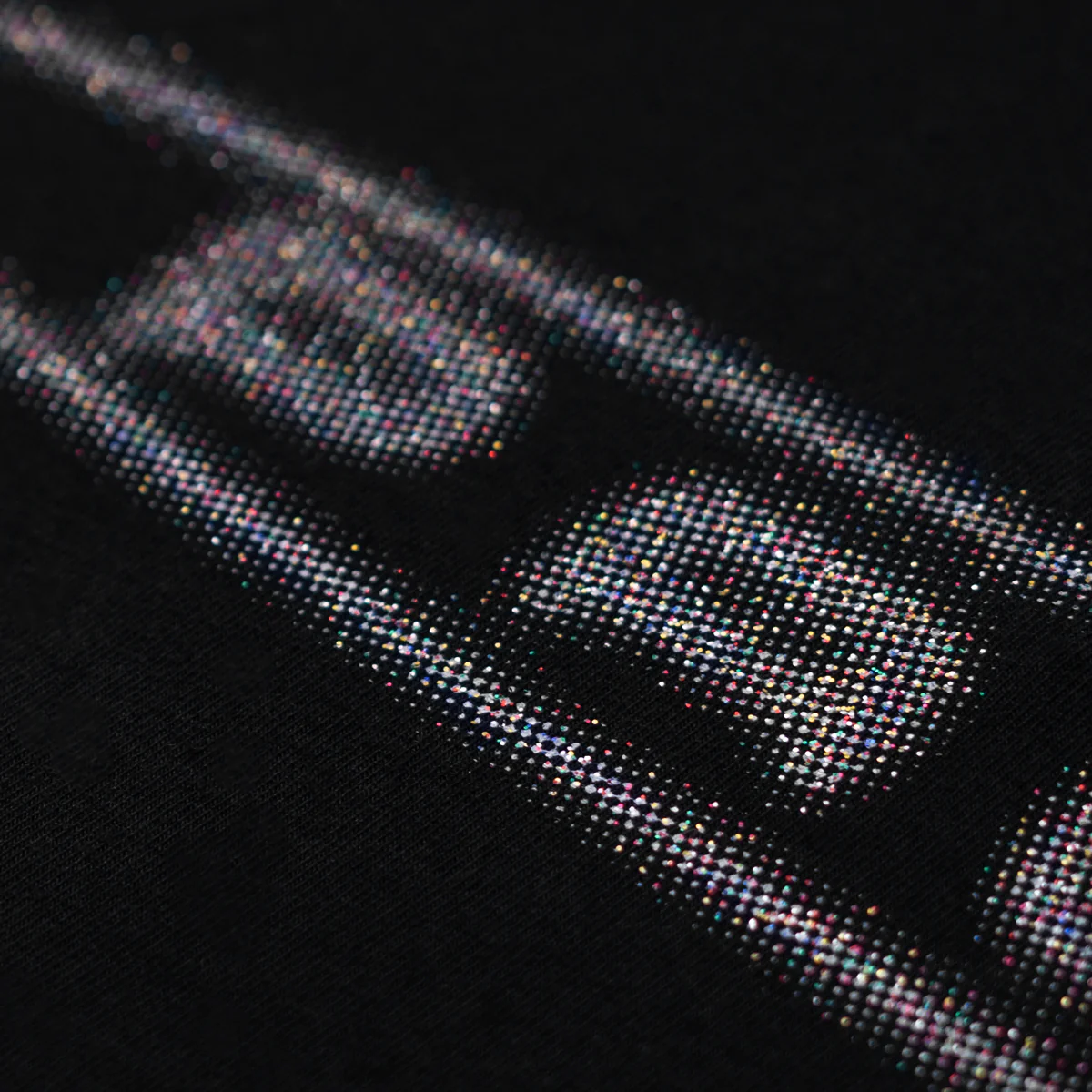 Women's glitter t-shirt black | Team Collection - Image 3