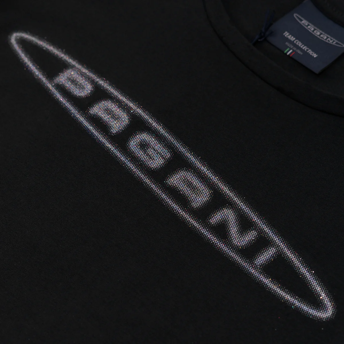 Women's glitter t-shirt black | Team Collection - Image 7
